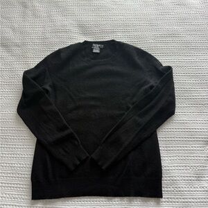 Lord & Taylor Women's Black Crewneck Sweater